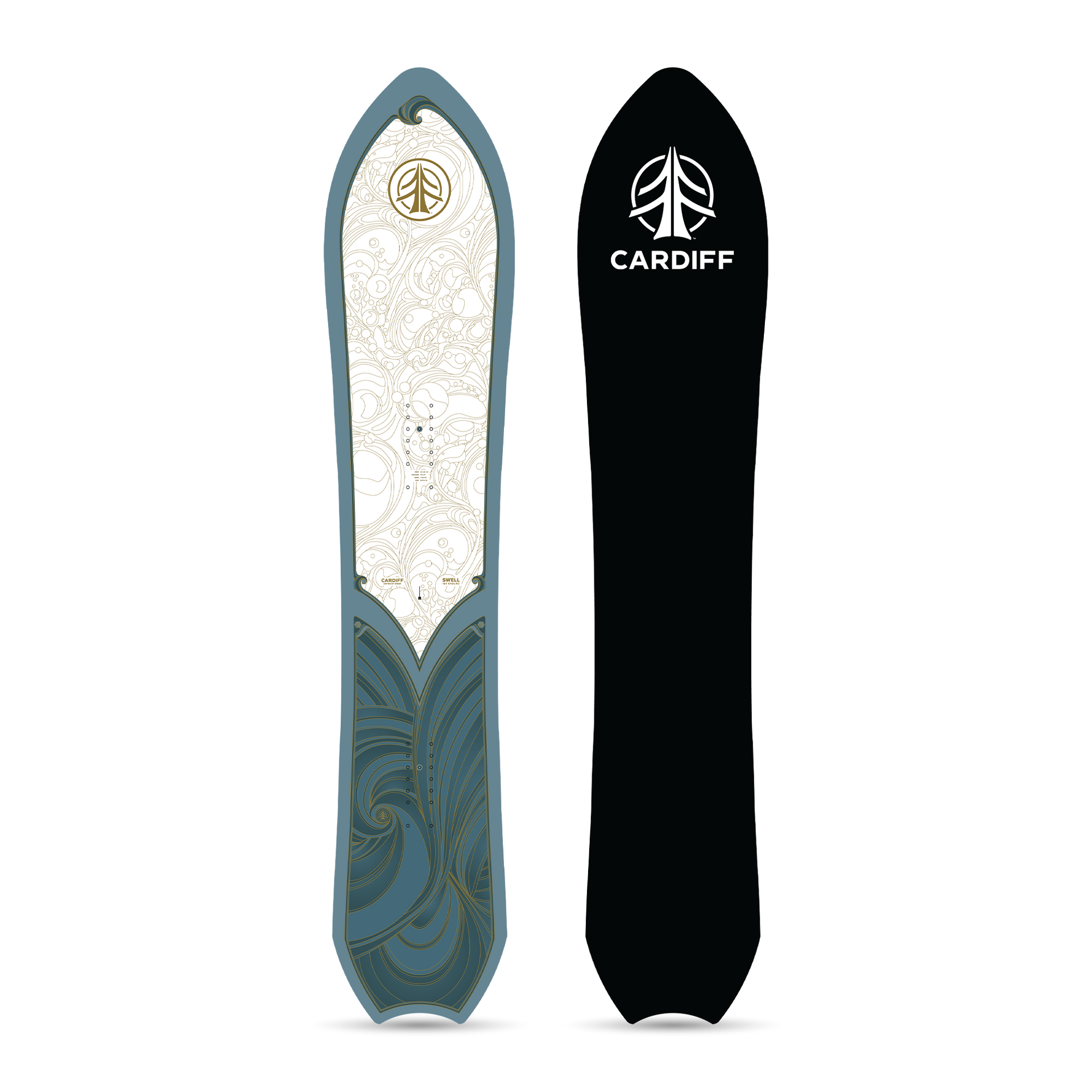 Cardiffcraft Swell Enduro 164 スノーボード Swell Enduro Snowboard 2026 – CARDIFF SNOWcraft