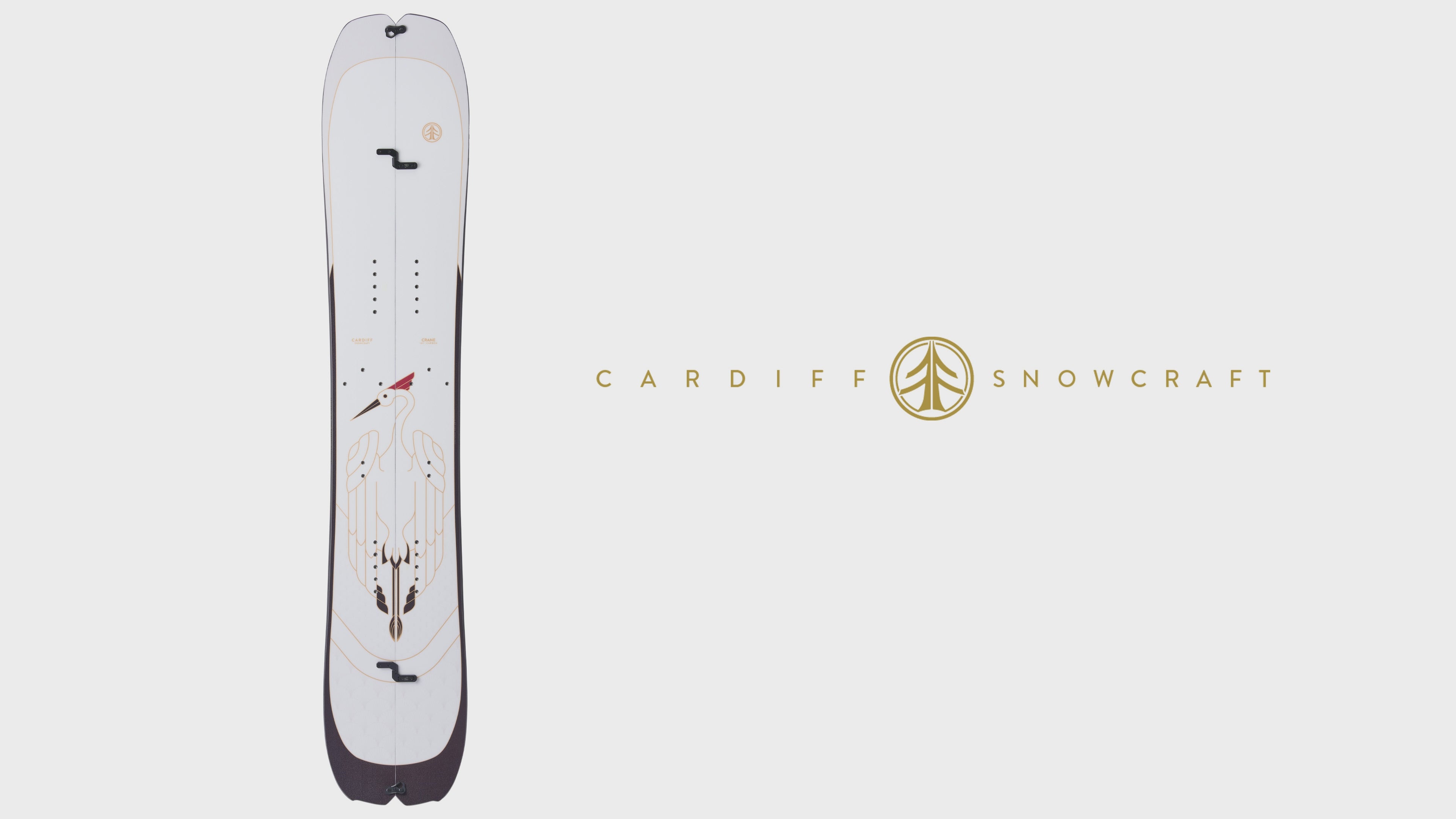 CARDIFF SNOW CRAFT CRANE154 パウダーボードカービングボード